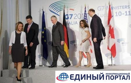 В G7 не договорились о новых санкциях против России