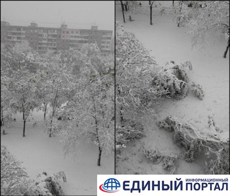 В Кишиневе из-за снегопада объявили ЧП