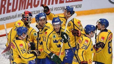 Сборная Швеции вышла в полуфинал чемпионата мира по хоккею