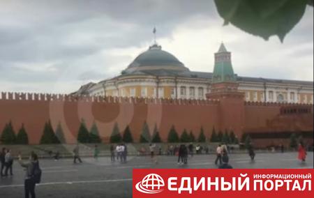 Ураган сорвал крышу на одном из дворцов Кремля