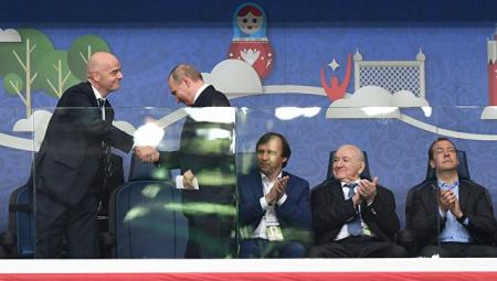 Путин: все рассчитывают на хорошую игру сборной России на КК-2017