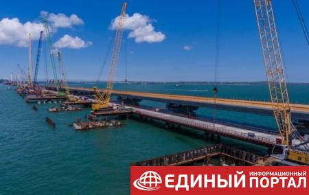 Автомобильная часть Крымского моста готова на 75% - Минтранс РФ