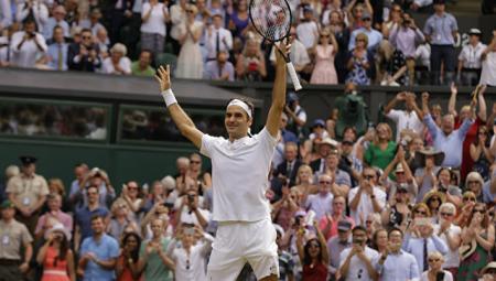 Федерер в восьмой раз победил в Уимблдоне