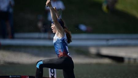Российская каноистка Ромасенко завоевала золото ЧЕ на дистанции 200 м