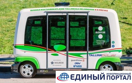 В Таллине начали курсировать беспилотные автобусы