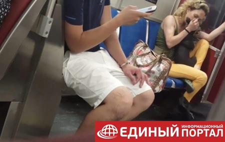В метро Торонто женщина покусала собаку
