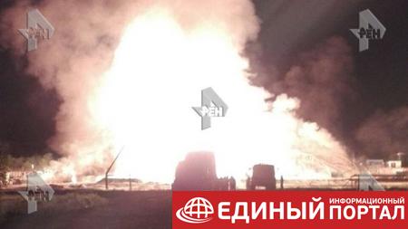 В России крупный пожар на нефтяной скважине