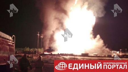 В России крупный пожар на нефтяной скважине