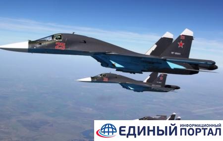 Минобороны РФ показало видео авиаудара по ИГИЛ