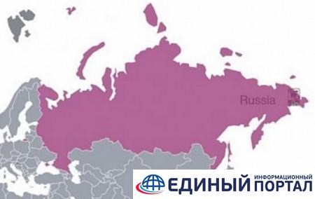 В Италии компания опубликовала карту РФ с Крымом