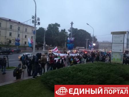 В Минске протестовали против учений Запад-2017