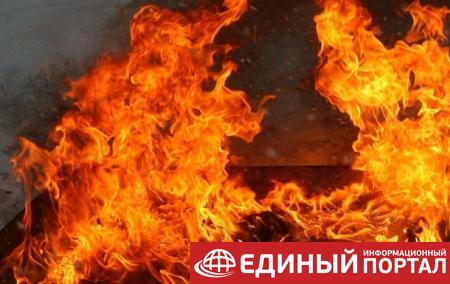 В РФ сожгли предвыборный штаб Единой России