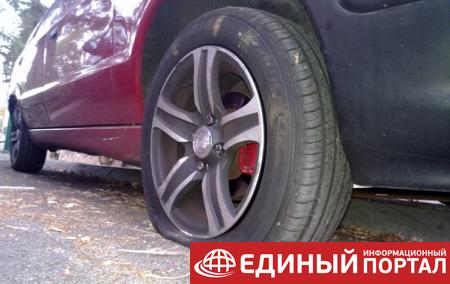 В России мужчина проколол колеса у 31 машины