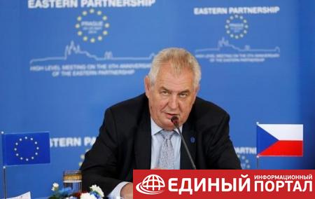 Чехи извиняются за слова Земана о Крыме – посол