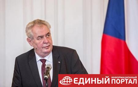 Посольство: Земан высказал свою точку зрения по Крыму