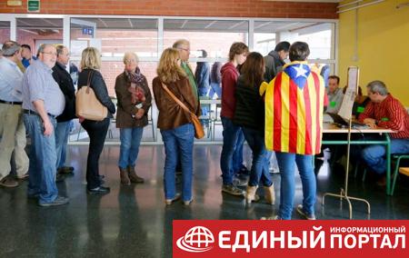 Референдум в Каталонии: работают 73% участков для голосования