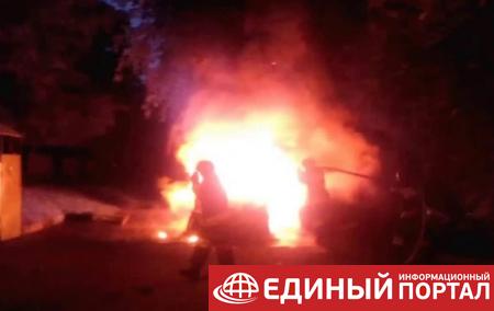 В Москве пожар на объекте Службы внешней разведки РФ