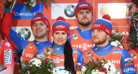 Сборная России по санному спорту победила в медальном зачете чемпионата Европы
