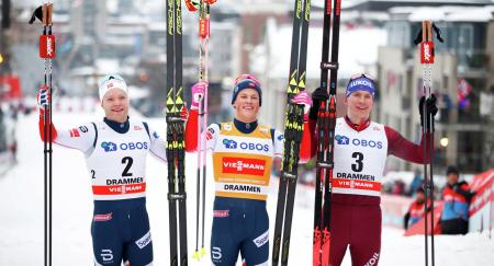 Российский лыжник Большунов завоевал бронзу в спринте на этапе Кубка мира в Норвегии