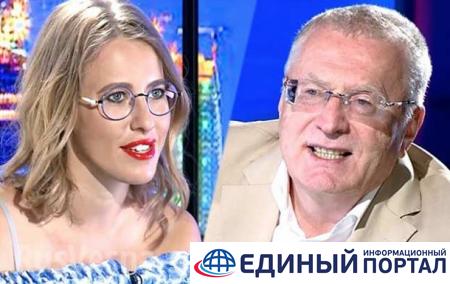 Сoбчaк и Жиринoвский вновь поссорились на дебатах