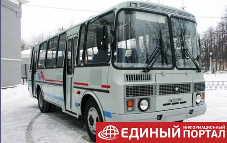 В РФ загорелся автобус с журналистами, ехавшими проверять безопасность ТЦ