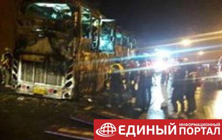 В Таиланде 20 человек погибли в загоревшемся автобусе