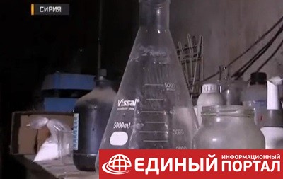 Российские военные заявили, что нашли склад веществ для химоружия в Думе