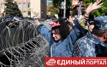 Протесты в Ереване: задержаны 84 человека