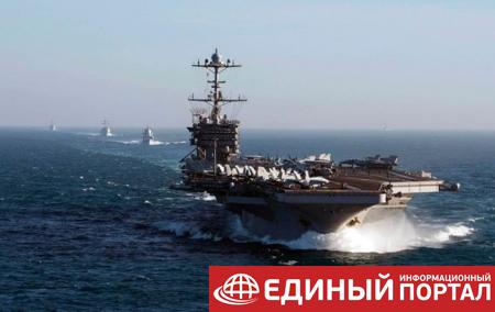 США отправляют ударную группу кораблей в Средиземное море