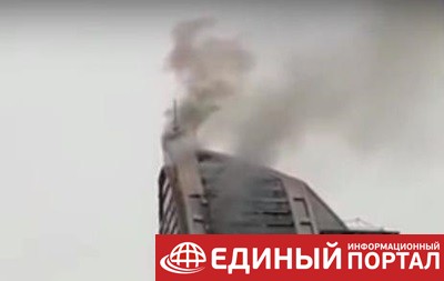 В Баку горел Trump Tower