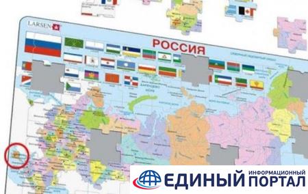 Киев направил Осло ноту из-за карты с российским Крымом