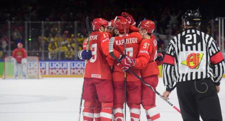 Сборная России обыграла команду Швейцарии на ЧМ по хоккею