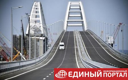 В РФ назвали самое частое нарушение ПДД на Керченском мосту