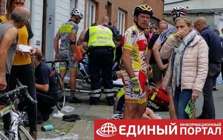 20 человек пострадали при ДТП во время велогонки в Бельгии