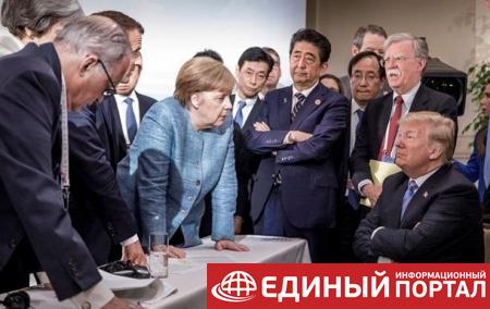 Трамп прокомментировал ставшее мемом фото с саммита G7