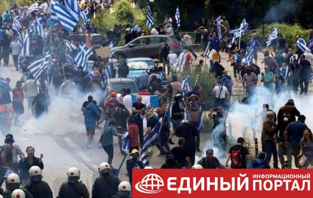 В Греции протесты после соглашения с Македонией