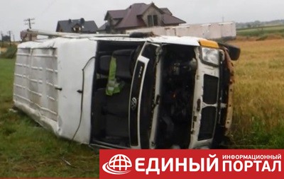 В Польше автобус попал в ДТП из-за косули