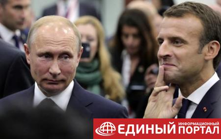Макрон на футболе поговорит с Путиным об Украине