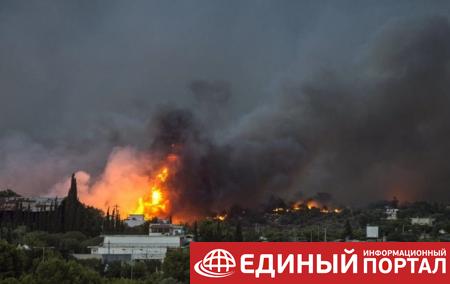 Пожар в Греции: число жертв увеличилось до 60