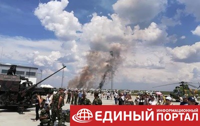 В Румынии во время показательных выступлений разбился МиГ-21