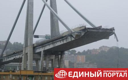 Появилось видео обрушения моста в Италии