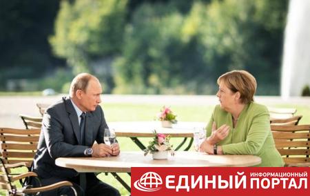 Путин и Меркель обсудили Украину и Северный поток