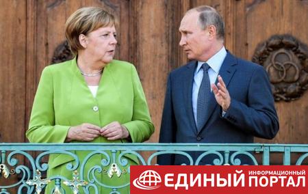 Путин заверил Меркель в сохранении транзита газа через Украину