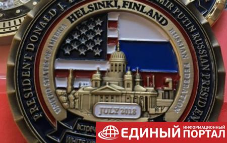Белый дом выпустил жетоны в честь встречи Трампа и Путина