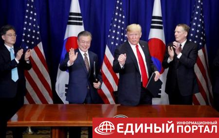 США и Южная Корея подписали новое соглашение о свободной торговле