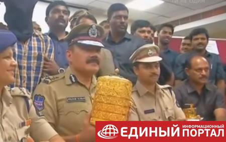 В Индии нашли украденный золотой "ланч-бокс"