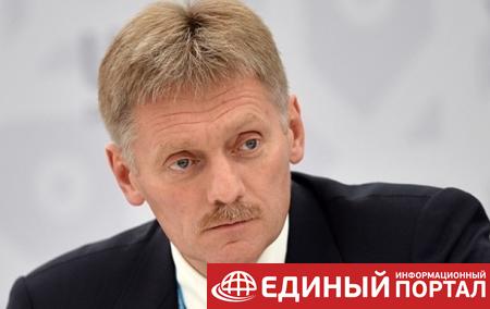 В Кремле прокомментировали новые санкции Украины