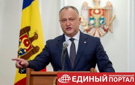 В Молдове президент временно отстранен от должности