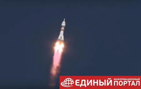 Появилось видео момента аварии ракеты Союз с экипажем