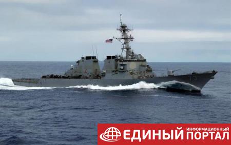 Опубликовано видео опасного сближения эсминцев США и Китая